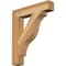 Ekena Millwork Funston Block Rough Sawn Bracket, Western Red Cedar, 4"W x 22"D x 26"H BKT04X22X26FST05RWR - alternate 1